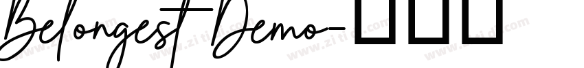 Belongest Demo字体转换